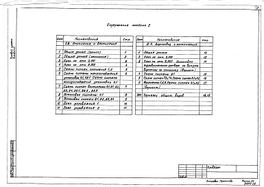 Состав фльбома. Типовой проект 264-12-264с.85Альбом 2 Отопление и вентиляция. Водопровод и канализация