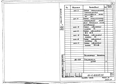 Состав фльбома. Типовой проект 264-12-261.86Альбом 7 Задание заводу-изготовителю