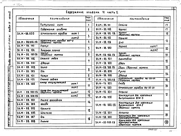 Состав фльбома. Типовой проект 264-12-249.85Альбом 6 Электромонтажные изделия Часть 2