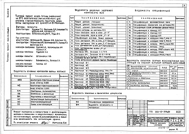 Состав фльбома. Типовой проект 264-12-239м.84Альбом 0 Материалы по привязке и чертежи нулевого цикла 