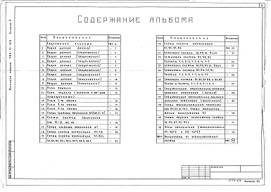 Состав фльбома. Типовой проект 264-12-218Альбом 2 Отопление, вентиляция