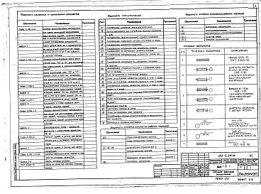 Состав фльбома. Типовой проект 263-12-256.86Альбом 1 Архитектурно-строительные и технологические  чертежи