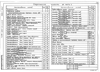 Состав фльбома. Типовой проект 262-12-253.85Альбом 4 Часть 1 Электрооборудование, связь и сигнализация, пожарная сигнализация 