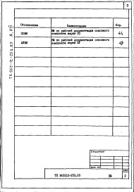 Состав фльбома. Типовой проект 262-12-253.85Альбом 7 Спецификации оборудования