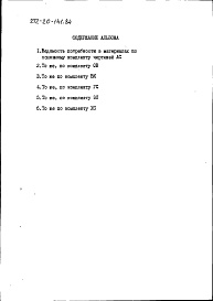 Состав фльбома. Типовой проект 272-20-141.84Альбом 2 Сметы. Ведомости потребности в материалах часть 2