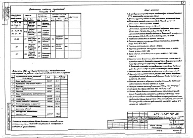 Состав фльбома. Типовой проект 407-3-626.92Альбом 5 Архитектурно-строительные решения. Отопление и вентиляция. Внутренние водопровод и канализация