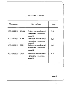 Состав фльбома. Типовой проект 407-3-626.92Альбом 9 Ведомости потребности в материалах