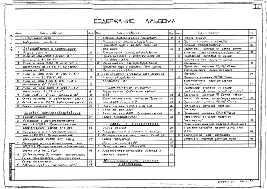 Состав фльбома. Типовой проект 416-1-226.89Альбом 3 Внутренние водопровод и канализация. Силовое электрооборудование. Электрическое освещение. Связь и сигнализация. Автоматизация систем отопления и вентиляции