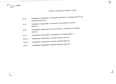 Состав фльбома. Типовой проект 416-4-127.89Альбом 4 Спецификация оборудования