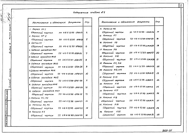 Состав фльбома. Типовой проект 416-6-32.88Альбом 5 Строительные изделия