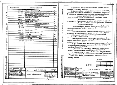 Состав фльбома. Типовой проект 416-7-228с.85Альбом 2 Чертежи строительных изделий