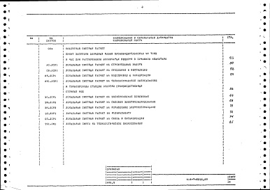 Состав фльбома. Типовой проект 416-7-0312.89Альбом 3 Сметная документация