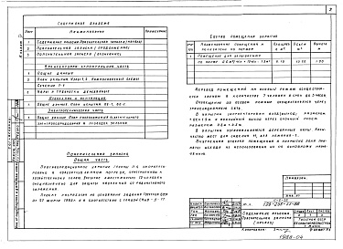 Состав фльбома. Типовой проект 198-235-11.86Альбом 4 Проектная документация на перевод помещений погреба для использования под ПРУ