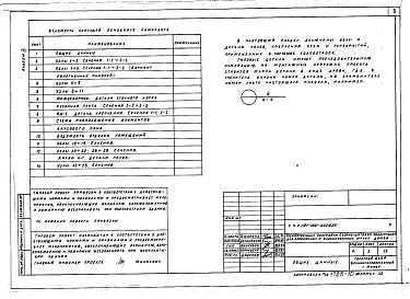 Состав фльбома. Типовой проект 191-000-0329.85Альбом 9 Узлы и детали