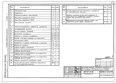 Состав фльбома. Типовой проект 820-01-37.85Альбом 1 Пояснительная записка.     