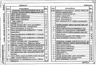 Состав фльбома. Типовой проект 820-01-37.85Альбом 2 Сооружения с затвором цилиндрическим автоматическим ЗЦ-0,65. Строительная часть.     