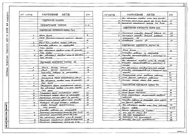 Состав фльбома. Типовой проект 402-11-0153.89Альбом 1 Пояснительная записка. Технологическо-линейная часть. Архитектурно-строительная часть. Архитектурно-строительные изделия. Электротехническая часть. Тепломеханизация