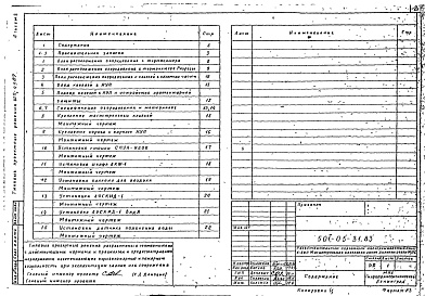 Состав фльбома. Типовой проект 501-05-31.83Альбом 3 Применение термокамеры модифицированной ( L = 2,4 м)