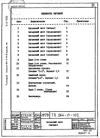 Состав фльбома. Типовой проект 264-13-102Альбом 8 Двойное использование помещений 1-го этажа