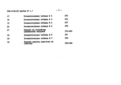 Состав фльбома. Типовой проект 254-3-33.83Альбом 11 Сметы, части 1, 2      