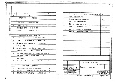 Состав фльбома. Типовой проект 254-4-46с.86Альбом 4 Изделия железобетонные, деревянные и металлические