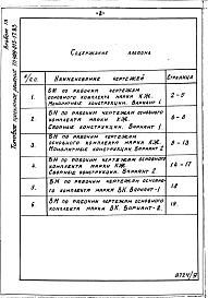 Состав фльбома. Типовой проект 409-013-17.83Альбом 9  Ведомости потребности в материалах.     