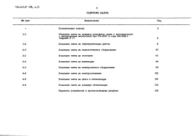 Состав фльбома. Типовой проект 702-3-5.87Альбом 8 Сметы. Часть 1 - Объектная смета, локальные сметы для варианта №1