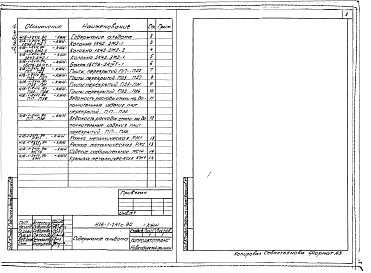 Состав фльбома. Типовой проект 416-1-241с.90Альбом 4 Строительные изделия    