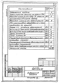 Состав фльбома. Типовой проект 416-1-241с.90Альбом 9 Проектная документация по переводу помещений административно-бытового здания на режим ПРУ    