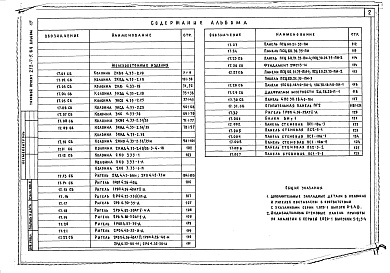 Состав фльбома. Типовой проект 252-7-5.84Альбом 17 Изделия железобетонные