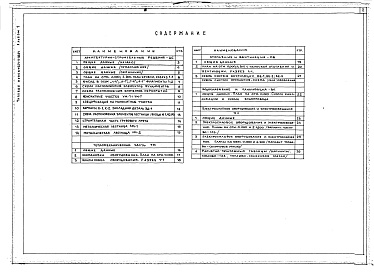 Состав фльбома. Типовой проект 254-9-98.84Альбом 1 Архитектурно-строительное решение, тепломеханическая часть. Отопление и вентиляция. Водопровод и канализация, электрооборудование, изделия заводского изготовления