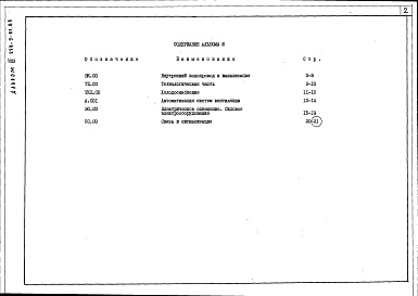 Состав фльбома. Типовой проект 254-9-111.86Альбом 3 Спецификация оборудования