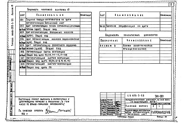 Состав фльбома. Типовой проект 252-3-29Альбом 15 Задание заводу-изготовителю на щиты автоматизации