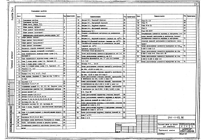 Состав фльбома. Типовой проект 241-1-62.86Альбом 1 Общая часть. Архитектурно-строительные решения. Лечебная технология