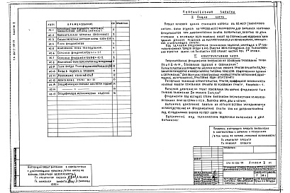 Состав фльбома. Типовой проект 241-5-135-79Альбом 2 Архитектурно-строительные чертежи ниже отметки 0.000