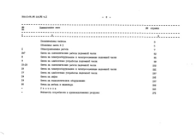 Состав фльбома. Типовой проект 244-1-66.86Альбом 8 Часть 1,2 Сметы (основное решение)