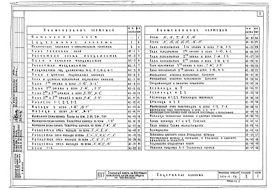 Состав фльбома. Типовой проект 242-5-52Альбом 2 Архитектурно-строительная часть