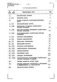 Состав фльбома. Типовой проект 252-1-110Альбом 24 Сметы. Вариант с хозяйственно-бытовыми помещениями в подвале, приспособленными под ПРУ