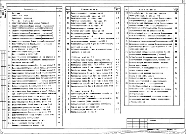 Состав фльбома. Типовой проект 252-4-30Альбом 5 Главный корпус, электротехнические чертежи, электроосвещение, электрооборудование, устройство связи, автоматика