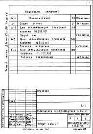 Состав фльбома. Типовой проект 252-4-43с.84Альбом 6 Чертежи задания заводу-изготовителю     