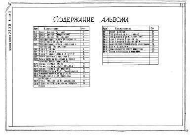 Состав фльбома. Типовой проект 252-8-28Альбом 2 Отопление и вентиляция. Водопровод и канализация