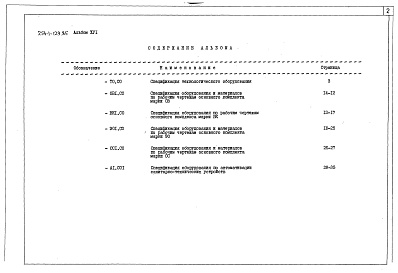 Состав фльбома. Типовой проект 254-1-129.85Альбом 16 Спецификации оборудования