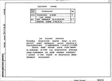 Состав фльбома. Типовой проект 254-7-8с.85Альбом 7 Общие виды щитов автоматики      