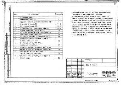 Состав фльбома. Типовой проект 254-8-41с.86Альбом 2 Изделия заводского изготовления