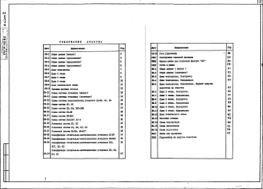 Состав фльбома. Типовой проект 254-8-43.86Альбом 2 Отопление, вентиляция, водопровод и канализация