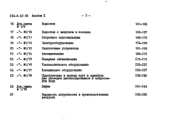 Состав фльбома. Типовой проект 254-8-43.86Альбом 10 Сметы