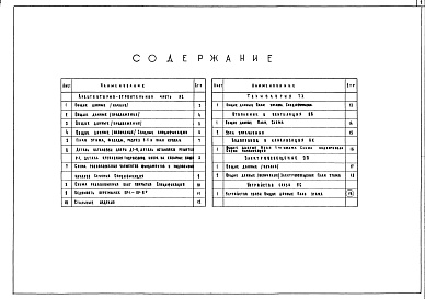 Состав фльбома. Типовой проект 254-9-73Альбом 1 Чертежи архитектурно-строительные, технологические, инженерного оборудования