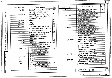 Состав фльбома. Типовой проект 501-04-10.85Альбом 4 Узлы одноцепной и двухцепной линии      