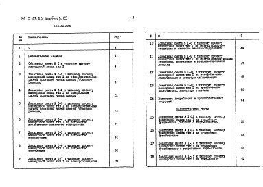 Состав фльбома. Типовой проект 501-5-29.83Альбом 3.85 Смета и ведомости потребности в материалах