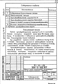 Состав фльбома. Типовой проект 501-5-83.87Альбом 9 Проектная документация на перевод помещений 1 этажа, приспосабливаемых под ПРУ    